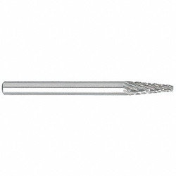 Osg Cone Bur,Pointed End,1/8",Carbide 800-8011