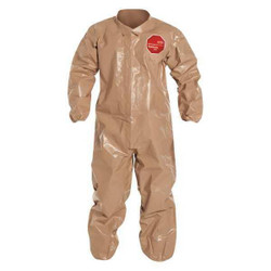 Dupont Coveralls,2XL,Tan,Tychem 5000,PK6 C3125TTN2X000600
