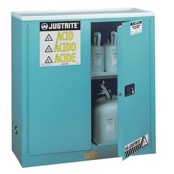 Justrite Corrosive Safety Cabinet,30 gal.,Manual 893002