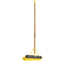 Quickie Push Broom,58 in Handle L,24 in Face 857SUS