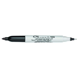 Sharpie Twin Tip Permanent Marker Set,Blk,PK2  32162PP