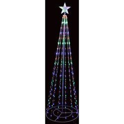 Alpine 86 In. LED Lighted Christmas Tree Tower LUC138MC