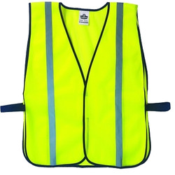 GloWear 8020HL Non-Certified Standard Safety Vest, One Size, Lime