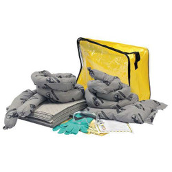 Brady Spill Kit, Universal, Clear/Yellow SKA-CFB