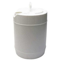 Sim Supply Pail,Polyethylene,White,Closed Head  BTH5R-SC-W