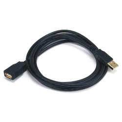Monoprice Extension USB Cable,Black,6ft L 5433
