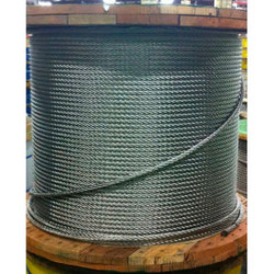 Southern Wire 500' 1/8"" Diameter 7x7 Type 304 Stainless Steel Cable