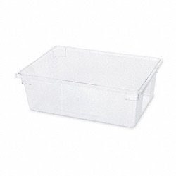 Rubbermaid Commercial Food/Tote Box,26 in L,Clear FG330000CLR