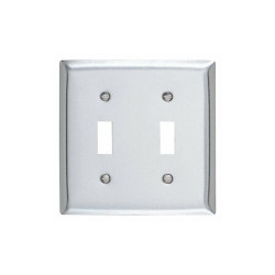 Legrand Toggle Wall Plate,Brushed Finish,Silver SS2