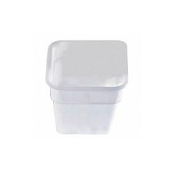 Crestware Food Storage Container,8 3/4 in L,White SQW6