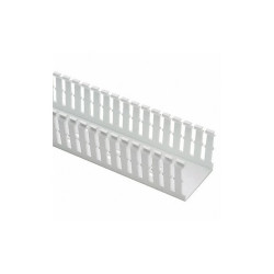 Panduit Wire Duct,Narrow Slot,White,3.25 W x 3 D F3X3WH6