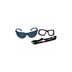 3m SafetyGlasses,Gry,AntiFog,Blk/Blu S1102SGAF-KT