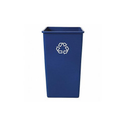 Rubbermaid Commercial Recycling Container,Blue,50 gal. FG395973BLUE
