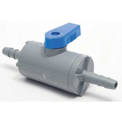 Manufacturer Varies Manual 2-Way Ball Valve,Barb,PVC PVC 638-8B8B-F