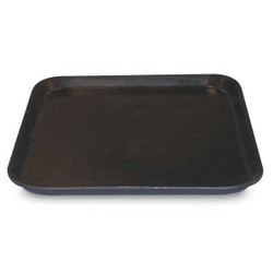 Molded Fiberglass Tray,Black,16 1/2 in,12 1/2 in 3180005167