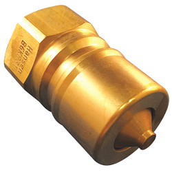 Hansen Quick Connect,Plug,1/4",1/4"-18 B2K16