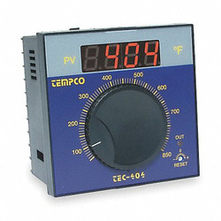 Tempco Temp Controller,Analog,K,90-264V TEC57403