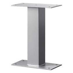 Salsbury Industries Standard Pedestal,Silver,16 in. H 4395SLV