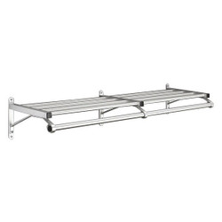 Glaro Wall-Mount Garment Rod,48 in W 501-48SA