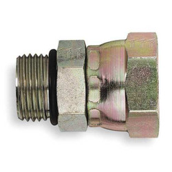 Eaton Aeroquip Hose Adapter,1/4",NPSM,1/4",ORB 2066-4-4S