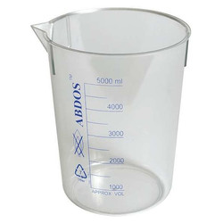 Sim Supply Beaker,500 mL,128 mm H,108 mm Dia,PK6  P50704