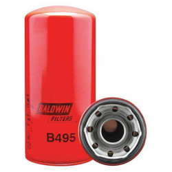 Baldwin Filters Spin-On,1-5/8" Thread ,9-15/16" L B495