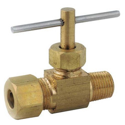 Sim Supply Needle Valve,Low Lead Brass,150 psi  709101-0404