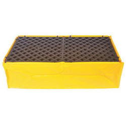 Ultratech Drum Spill Containment Pallet,W/Drain 1345