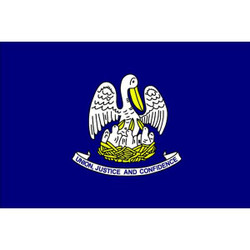Annin Flagmakers Louisiana State Flag,3x5 Ft 142160