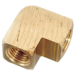 Manufacturer Varies 90 Extruded Elbow, Brass, 1/8 in, NPT 706100-02