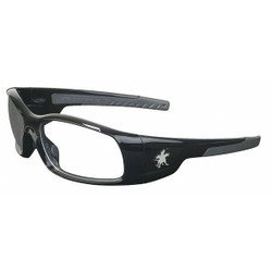 Mcr Safety SafetyGlasses,Clear,ScratchResistant,Blk SR110