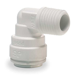 John Guest 90 Elbow,Acetal Copolymer,Pk10 CI481222W-PK10