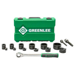 Greenlee Manual Punch Driver Set,15,10 ga. Steel 7238SB