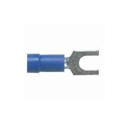 Panduit Fork Term,Blue,#10,16 to 14 AWG,PK100 PV14-10F-C