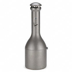 Rubbermaid Commercial Cigarette Receptacle,4-3/32 gal.,Pewter FG9W3300ATPWTR
