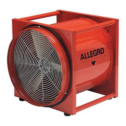 Allegro Industries Confined Space Blower,Orange,18" W  9515-50EX