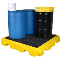 Ultratech Drum Spill Cntnmnt Pallet,4 Drum,9k lb. 9630