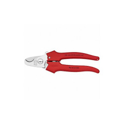 Knipex Cable Shears,6-11/16 In L,3 AWG,Red 95 05 165