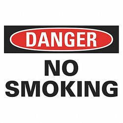 Lyle Eco No Smoking Danger Sign,10x14in U1-1025-ED_14x10