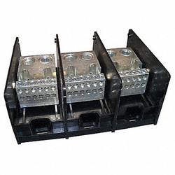 Mersen Power Distr Block,Al,1000V AC/DC MPDB69113