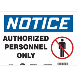 Condor Safety Sign,10 inx14 in,Vinyl 472T97