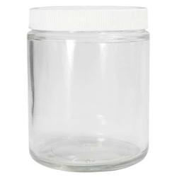 Qorpak Jar,960 mL,164 mm H,Natural,PK12 PLC-03437