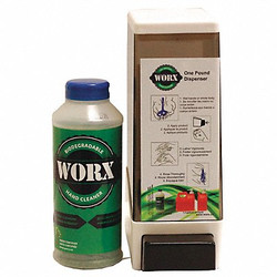 Worx Biodegradable Hand Cleaner Hand Cleaner Disp,WH,1 lb,6 inD 11-9965