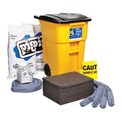 Pig Spill Kit, Universal, Black/Yellow  KIT273