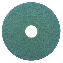 Tough Guy Burnishing Pad,27 in Dia,Aqua,PK5 402V83