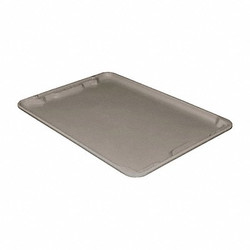 Molded Fiberglass Lid,Gray,FiberglassReinfComp,25 1/4 in 7806185172