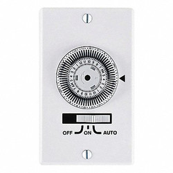 Intermatic Timer,Mechanical,120V,20A,Wall Switch KM2ST-1G