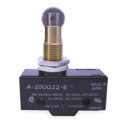 Omron Snap ActionSwitch,Roller Plunger, NO/1NC A-20GQ22-B