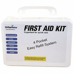 First Voice First Aid Kit,189 Components,25 People ANSI-25P