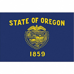 Nylglo Oregon State Flag,3x5 Ft 144460
